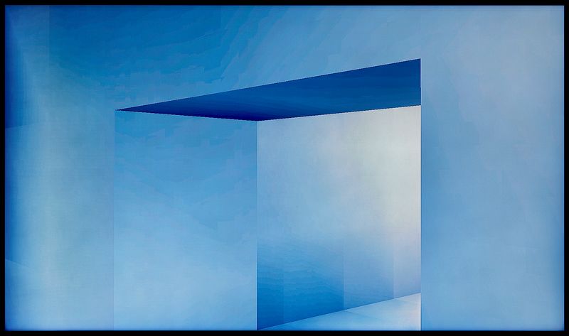 © Austin Irving - His Minecraft, No. 15, 2023 - 4×5 Color Negative – Archival Lightjet Print on Dibond - 50×84 in