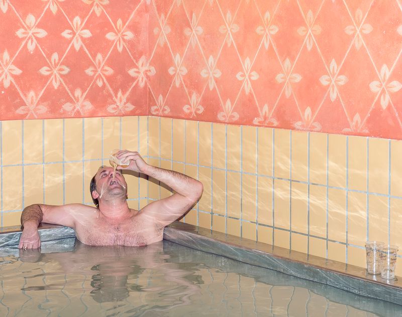 © Nicolò Panzeri & Mattia Micheli - Beer pools inside Starkenberger Castle that today hosts a brewery. Tarrenz, Austria, 2020.