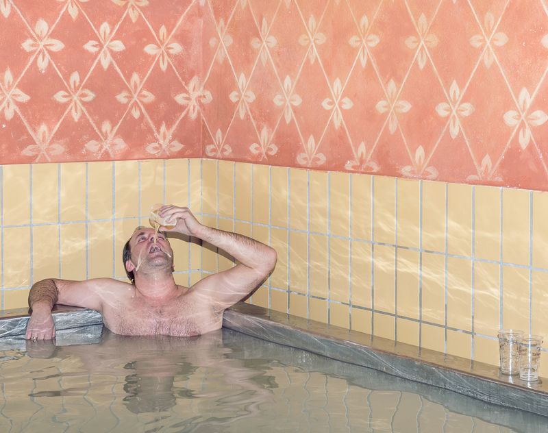 © Nicolò Panzeri & Mattia Micheli - Beer pools inside Starkenberger Castle that today hosts a brewery. Tarrenz, Austria, 2020.