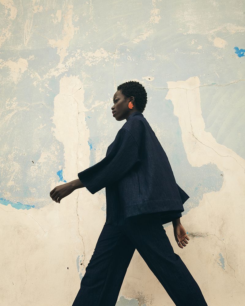 © Heidi Rondak - Earrings: Phia Jacket & Trousers: Margot Molyneux