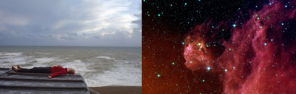 © Julia Horbaschk - Orion's Head (Red), NASA/JPL-Caltech/ Laboratorio de AstrofÃ­sica Espacial y FÃ­sica Fundamental