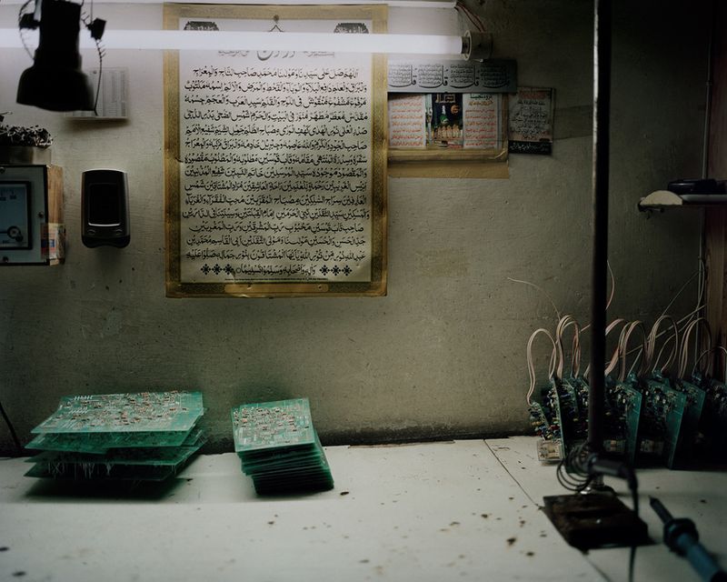 © Valentino Bellini - Lahore, Pakistan. In a bulk warehouse of used electronic components, printed circuit boards waiting to be processed.