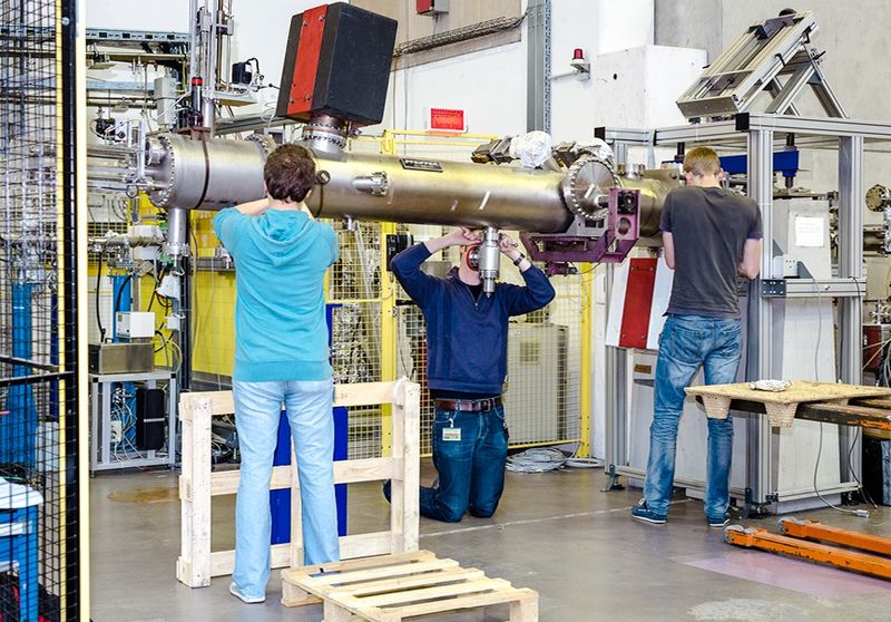 © Kevin Fuchs - Setup of an experiment BESSY II