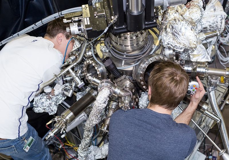 © Kevin Fuchs - Working on experiment BESSY II