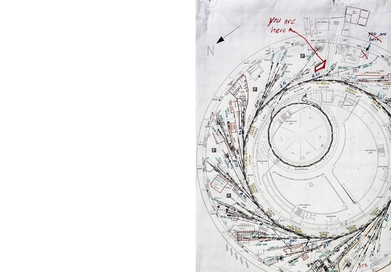 © Kevin Fuchs - Map, Experimental Hall and Electron Storage Ring BESSY II