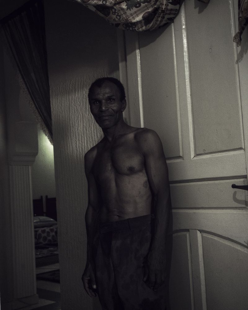 © Enrico Doria - Mr Rahmeni at home. He is a school teacher and he is hard working in his field with olive trees and other cultivations