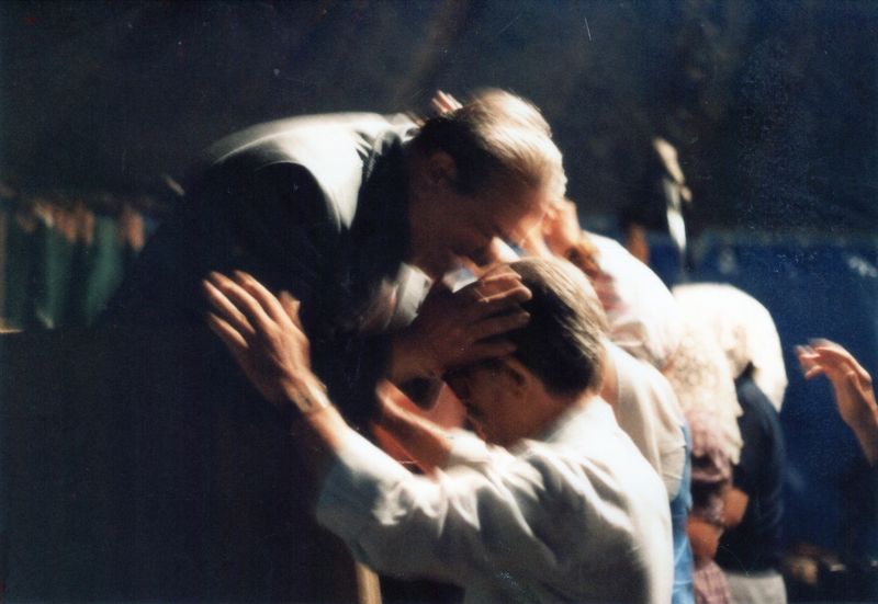 © Almendra Fantilli - An archive photo of an evangelism campaign in Argentina in the 1980s.