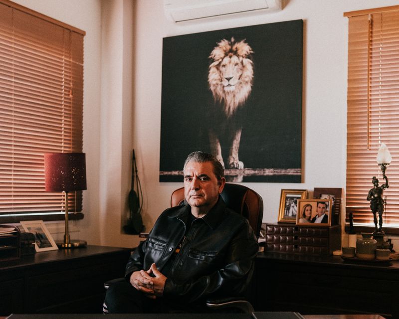 © Almendra Fantilli - Portrait of Juan Cano, a church pastor, Madrid, Spain, 2022.