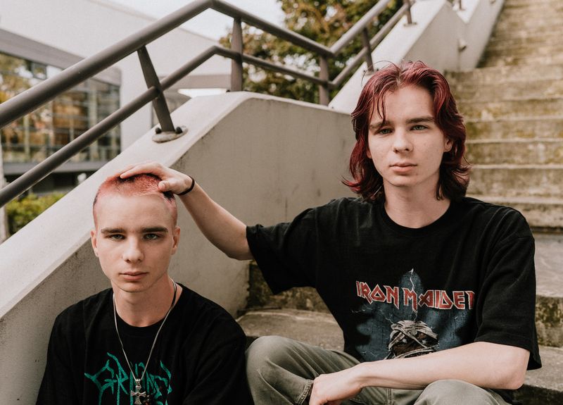 © Almendra Fantilli - Twin brothers at an evangelical event, Berlin, Germany, July 2025.