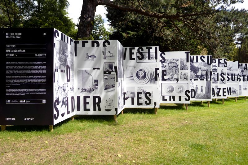 © Marta Bogdanska - SHIFTERS, solo show at Belfast Photo Festival, Botanic Gardens, June 2022