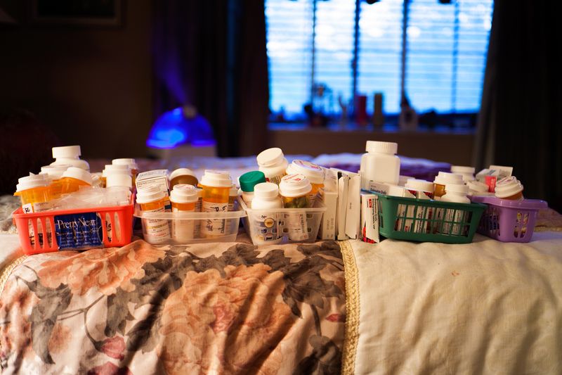 © Melissa Spitz - All of Mom's Prescriptions, 2014