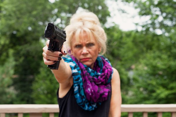 © Melissa Spitz - “I need this for protection”, Mom’s BB Gun, 2014