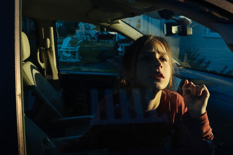 © Angela Ramsey - Rose is in her own world acting out a play in her head before heading to school.