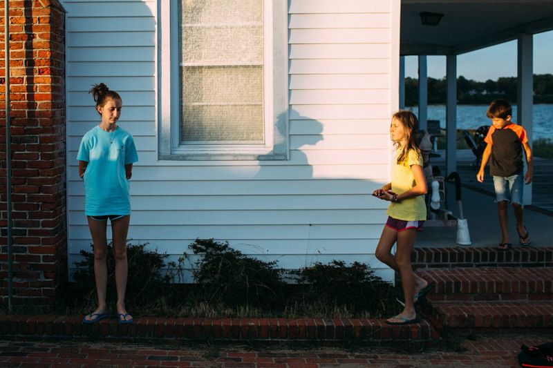 © Angela Ramsey - Anne waits patiently for her siblings to join us on an evening walk.