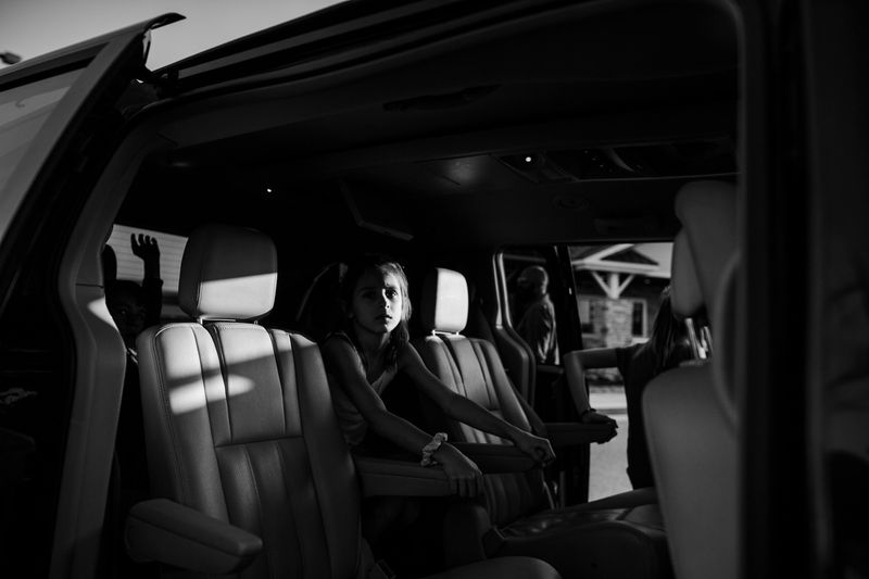 © Angela Ramsey - The children pile out of the car to dinner. That night was Outback.