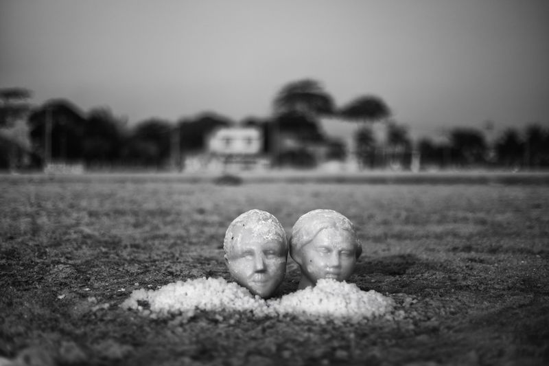 © Valda Nogueira - Candles of human figures found at the Sepetiba Beach.