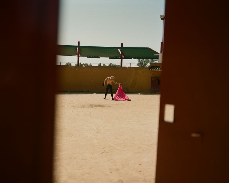 © Sophie Ebrard - Capote work, Tienta de toros