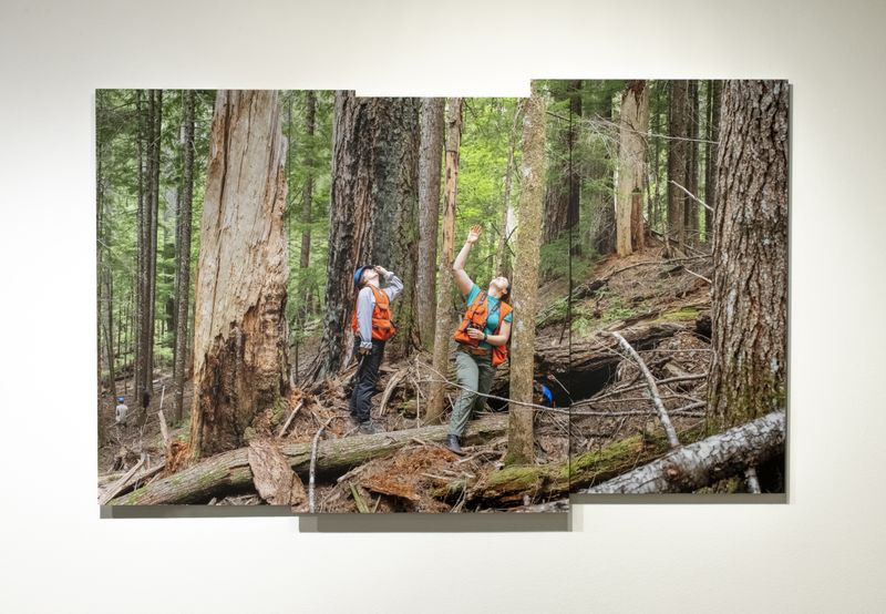 © Nancy Floyd - Grace and Elena, FOREG-31, 2024. This image was taken in installation at the Hallie Ford Museum of Art, Salem, Oregon, 2025.