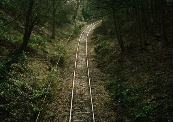 © Miyuki Yamanaka -  Everything is on the same line than it ends then starts. There is no up or down, or left or right, but just blank space.