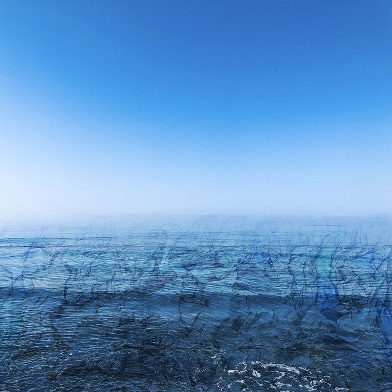 © MC DUEPUNTOOTTO - 2019 Milan (Italy), Representation of plastic pollution in the sea
