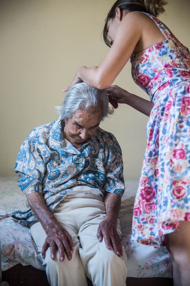 © Marlena Waldthausen - Old people are taken care of by the community through a rotation system.