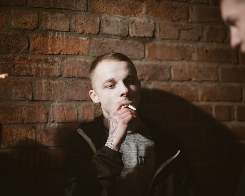 © Jens Schwarz - Aaron at Stadium Bar, Protestant Loyalist Shankill Rd, Belfast, Northern Ireland 03/2017