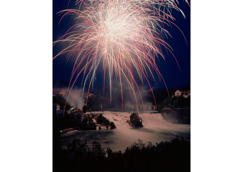 © Haishu Chen - Firework for the Swiss National Day, Rhine Falls