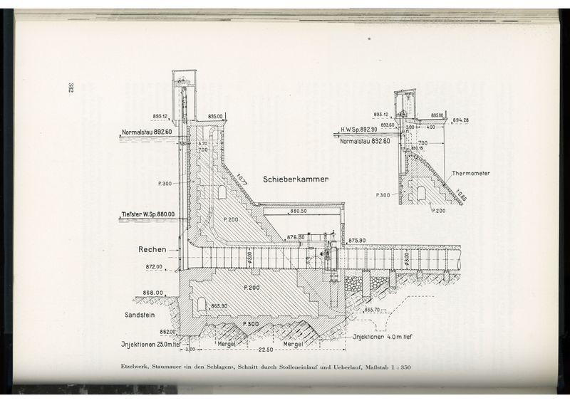 © Haishu Chen - Plan of Dam Sihlsee