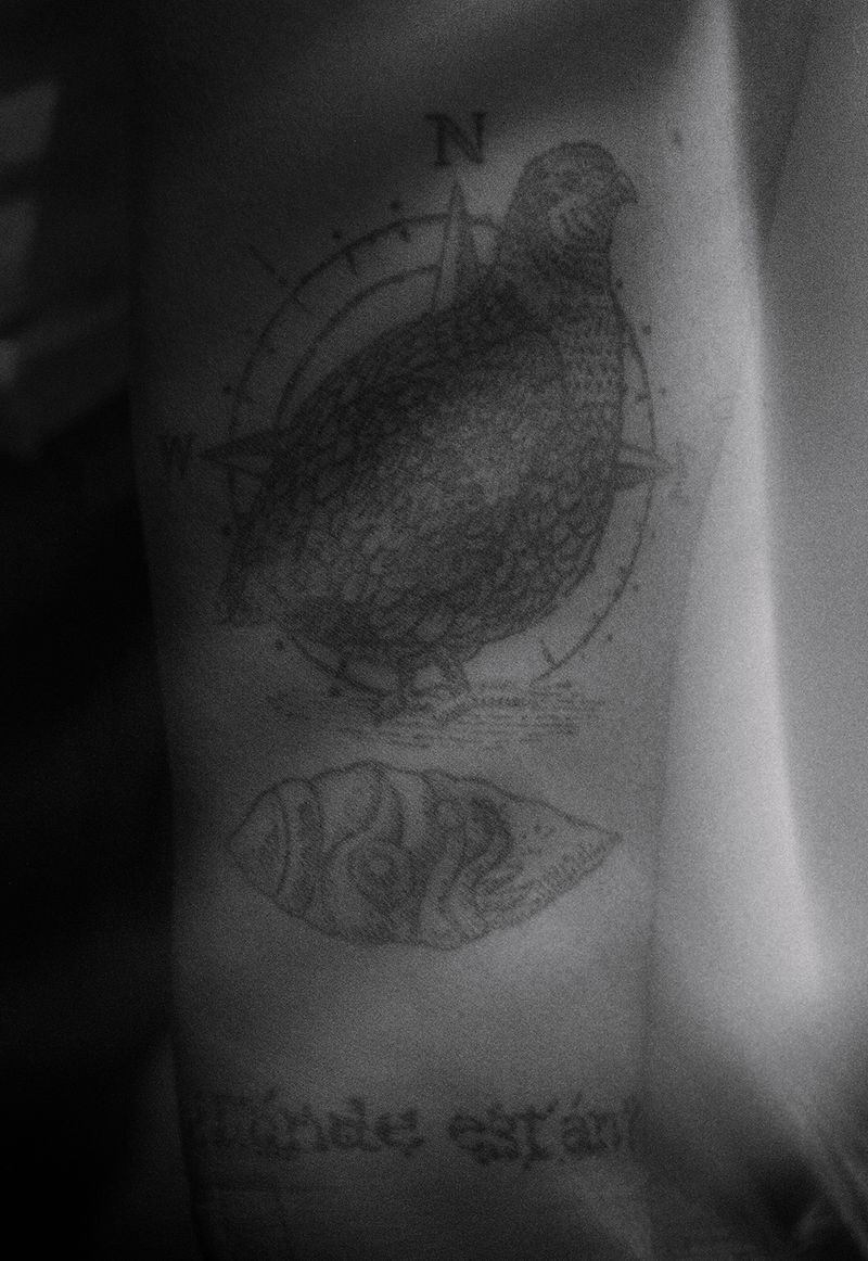 © Lisa Gervassi - Tattoo of Anaís Palacios (human rights defender, companion in the search for missing persons) “Where are they?”