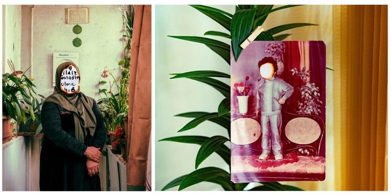 © Lali Binyatova - “I did not have a child for nine years.” Aybeniz's adopted child is in the photo on the right.