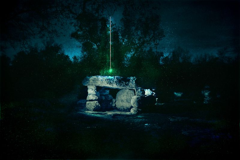 © Alessia Rollo - Analogue manipulation on a Dolmen picture.Apulia 2019