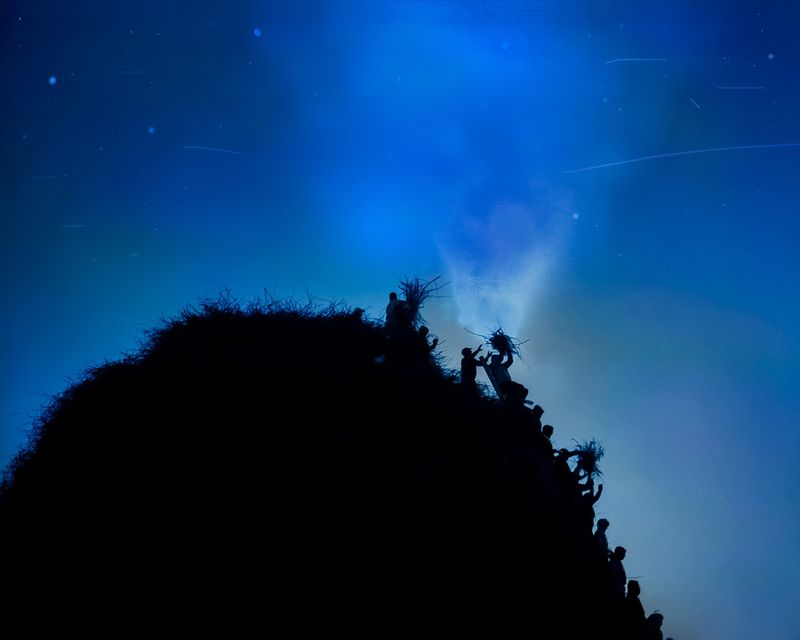 © Alessia Rollo - Ritual of Focaca:tallest bonfire in Europe.Apulia 2020