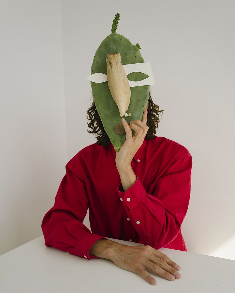 © Nikita Lukyanov - a cactus face / self-portrait