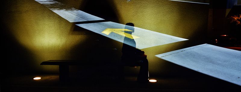 © Wen Hang Lin - Waiting for This Moment to Come, In-Camera Double Exposure, Digital C-Print, 55" x 20", Edition 1 of 5