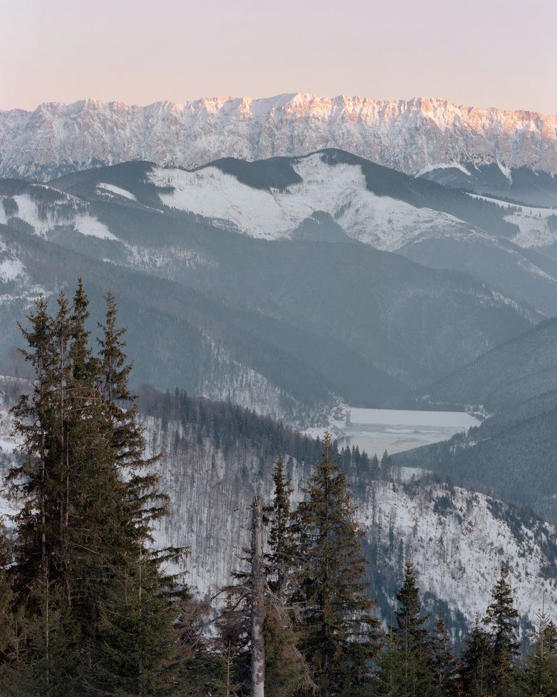 © Nicholas J.R. White - View from the FCCs Comisul Bear Hide within the Izvorul Dambovitei Hunting Area [January, 2018]