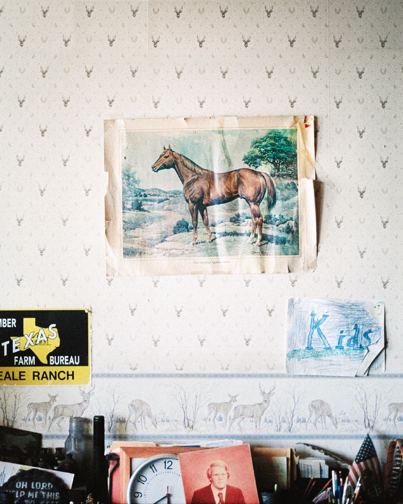 © Alex Bex - Ranch interior, London, Texas, 2024.