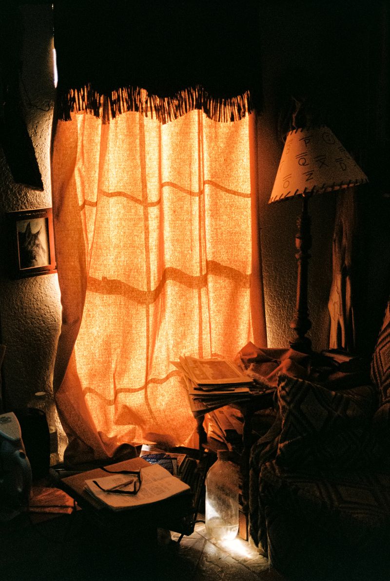 © Alex Bex - Sunset from inside, Big Foot, Texas, 2024.