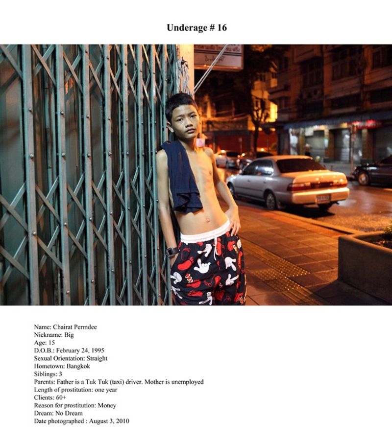 © Ohm Phanphiroj - Image from the underage photography project