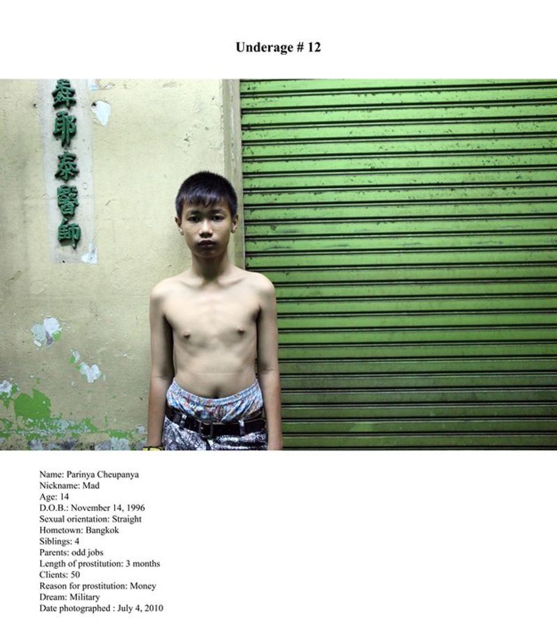 © Ohm Phanphiroj - Image from the underage photography project