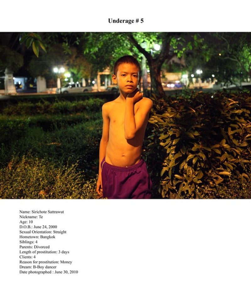 © Ohm Phanphiroj - Image from the underage photography project