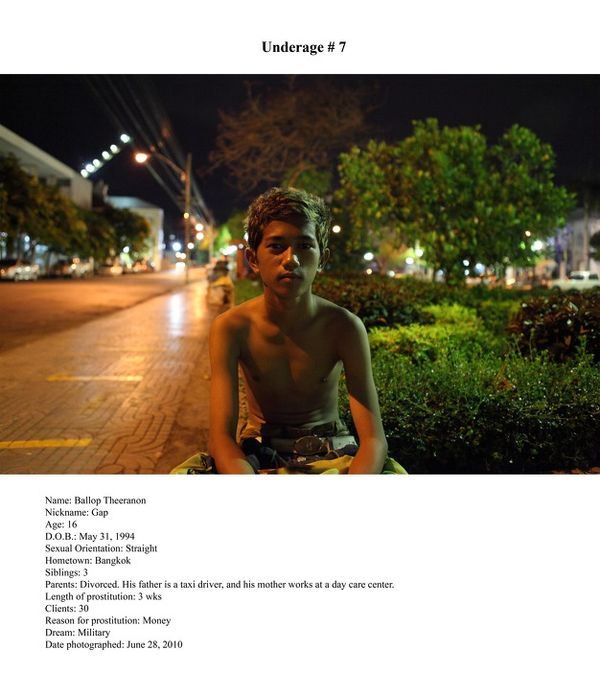 © Ohm Phanphiroj - Image from the underage photography project