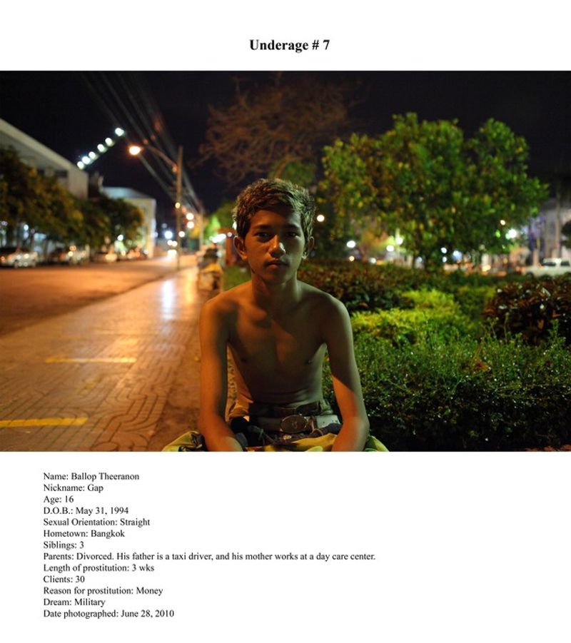 © Ohm Phanphiroj - Image from the underage photography project