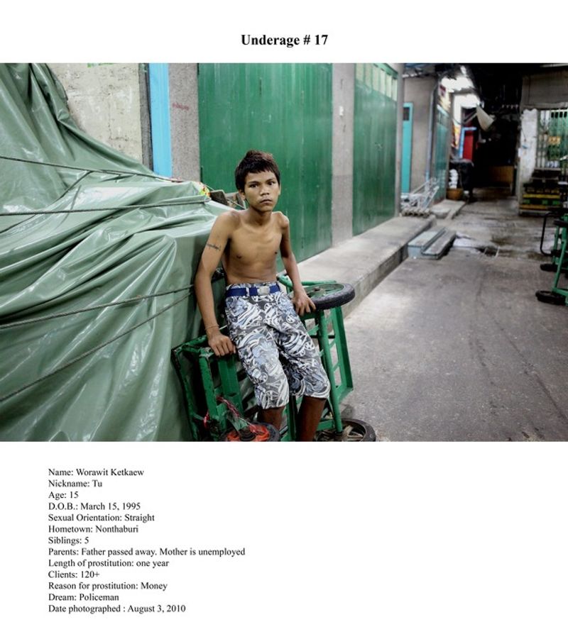 © Ohm Phanphiroj - Image from the underage photography project