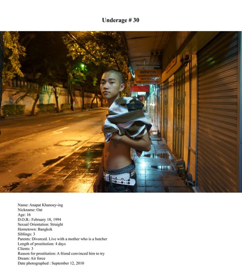 © Ohm Phanphiroj - Image from the underage photography project