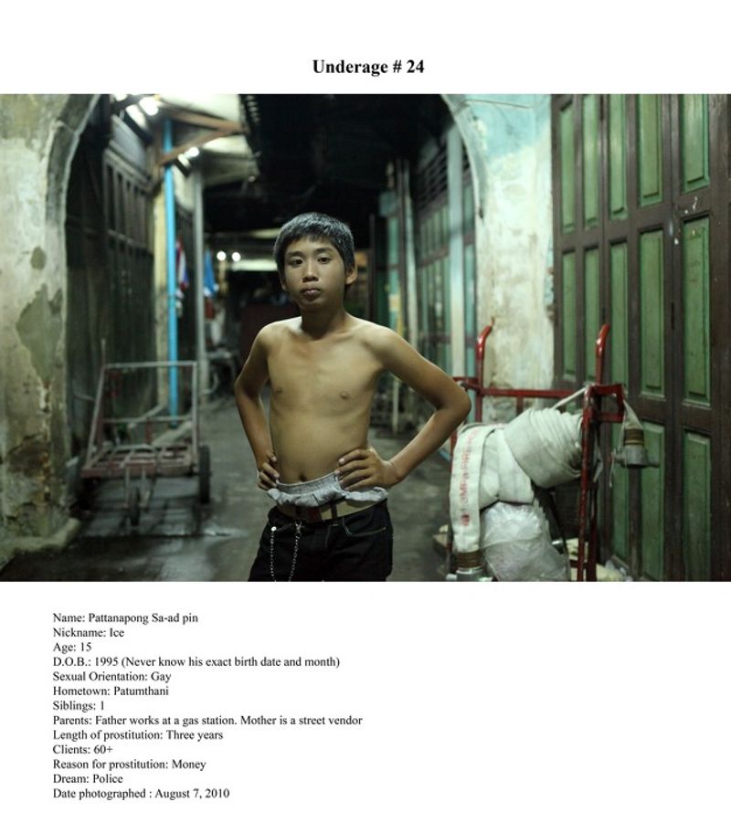 © Ohm Phanphiroj - Image from the underage photography project