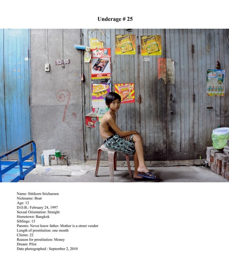© Ohm Phanphiroj - Image from the underage photography project