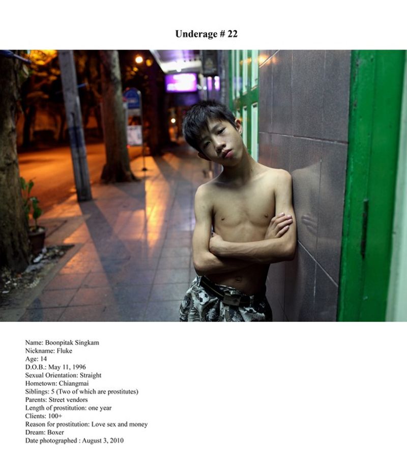 © Ohm Phanphiroj - Image from the underage photography project