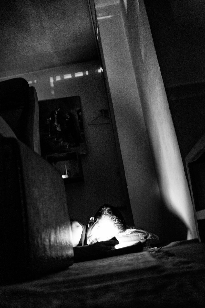 © Farshid Tighehsaz - He says; I have big dreams but little world and achieve that seems impossible. So, why I live?