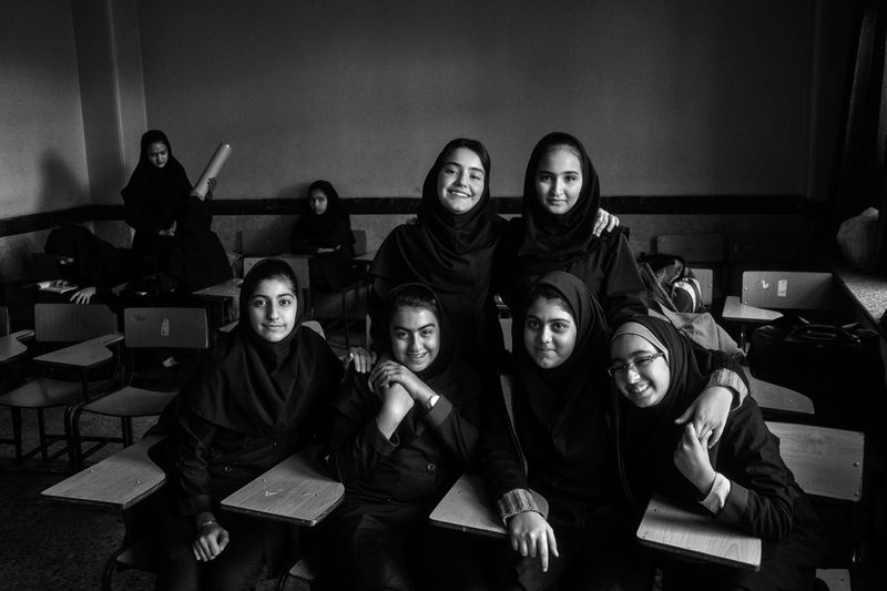 © Farshid Tighehsaz - My sister's school. She talk with me about the her friends depression and self-injuring.