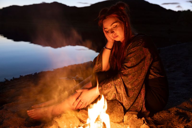 © Elisa Maenhout - Rebecca After a Blessing Ritual, Scotland, 2024